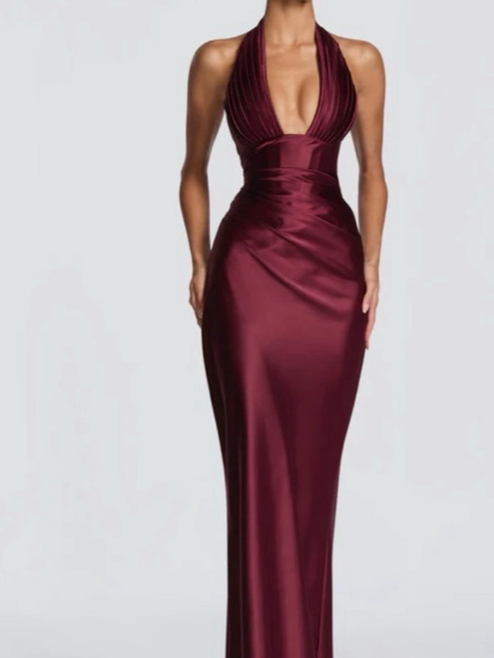 Elowen Maxi Dress in “Cherry Lacquer” BABYBOO